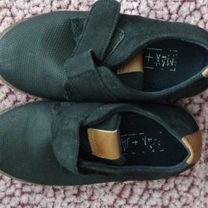 Boys Max and Jake shoes, size 10, black and brown